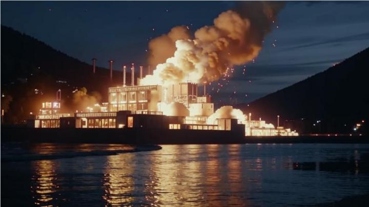 Гигантская вспышка и «гриб» из огня: Появилось видео удара ВСУ по Каховской ГЭС Гигантская вспышка и «гриб» из огня: Появилось видео удара ВСУ по Каховской ГЭС