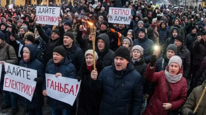 Вслед за Киевом восстали другие города. Украинцы угрожают взрывами. Зеленский срочно покидает страну